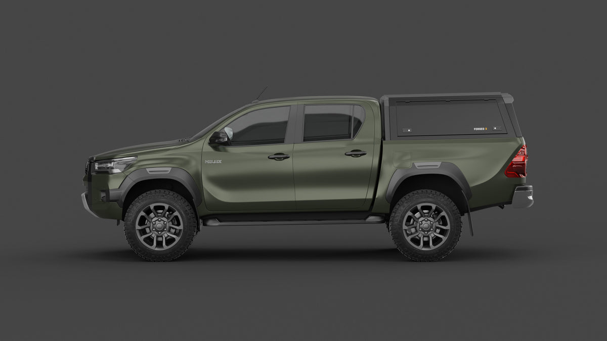 ForgedX Aluminium Ute Canopy - to suit Toyota Hilux N80 2015-2025 - RIVAL 4x4 Australia