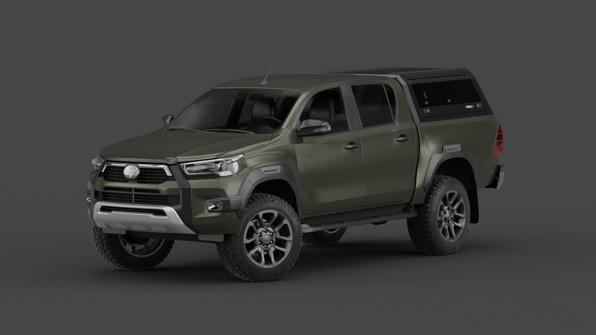 ForgedX Aluminium Ute Canopy - to suit Toyota Hilux N80 2015-2025 - RIVAL 4x4 Australia