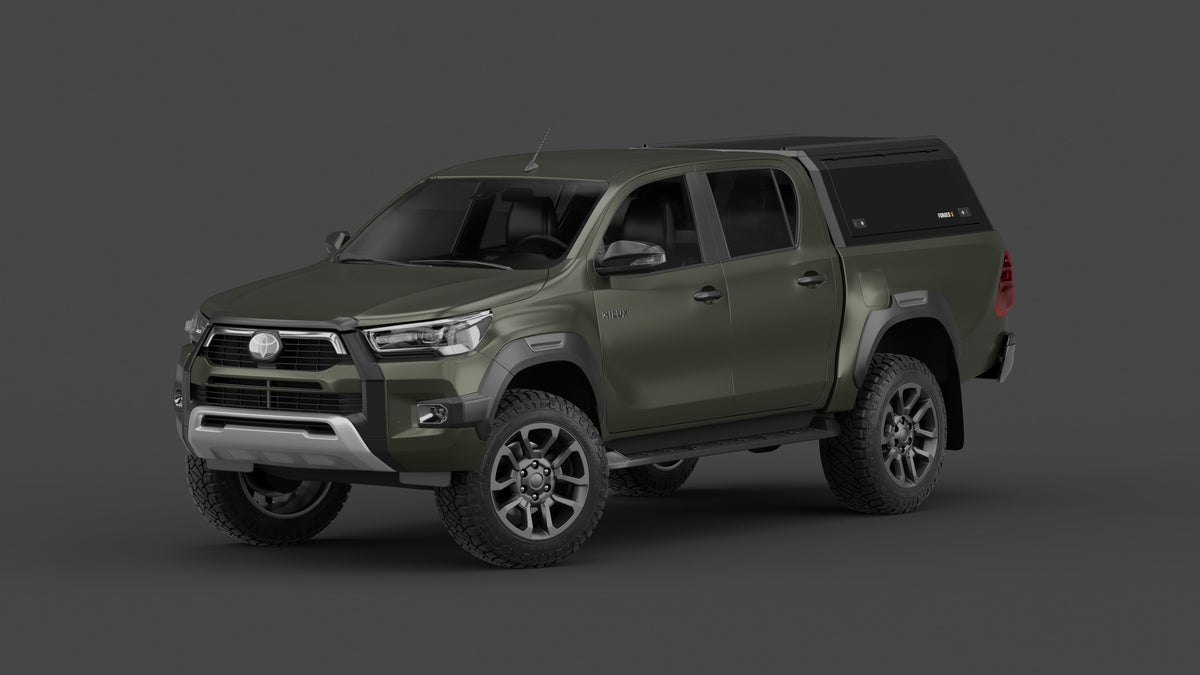 ForgedX Aluminium Ute Canopy - to suit Toyota Hilux N80 2015-2025 - RIVAL 4x4 Australia