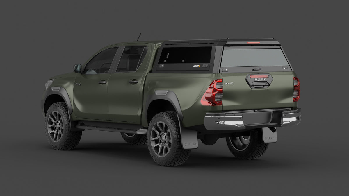 ForgedX Aluminium Ute Canopy - to suit Toyota Hilux N80 2015-2025 - RIVAL 4x4 Australia