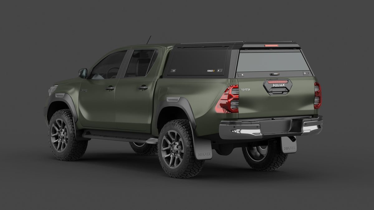 ForgedX Aluminium Ute Canopy - to suit Toyota Hilux N80 2015-2025 - RIVAL 4x4 Australia