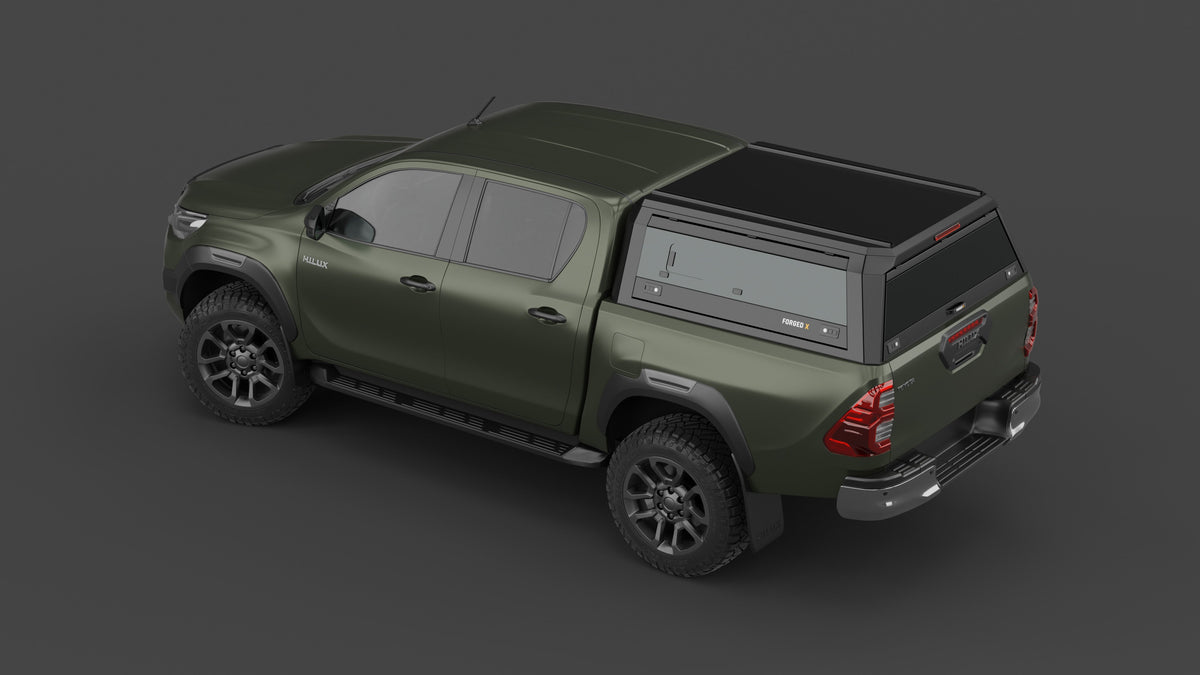 ForgedX Aluminium Ute Canopy - to suit Toyota Hilux N80 2015-2025 - RIVAL 4x4 Australia