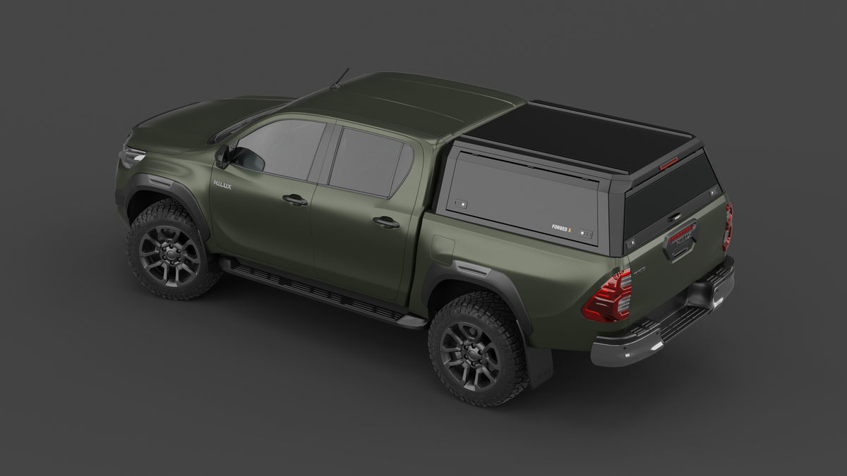 ForgedX Aluminium Ute Canopy - to suit Toyota Hilux N80 2015-2025 - RIVAL 4x4 Australia