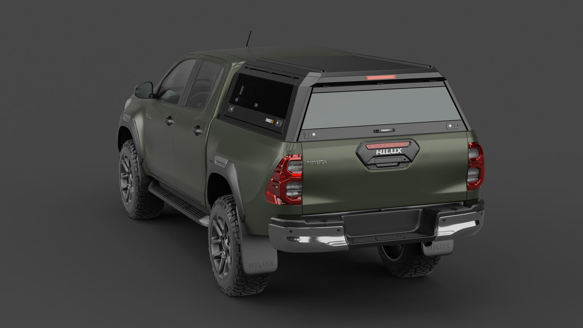 ForgedX Aluminium Ute Canopy - to suit Toyota Hilux N80 2015-2025 - RIVAL 4x4 Australia