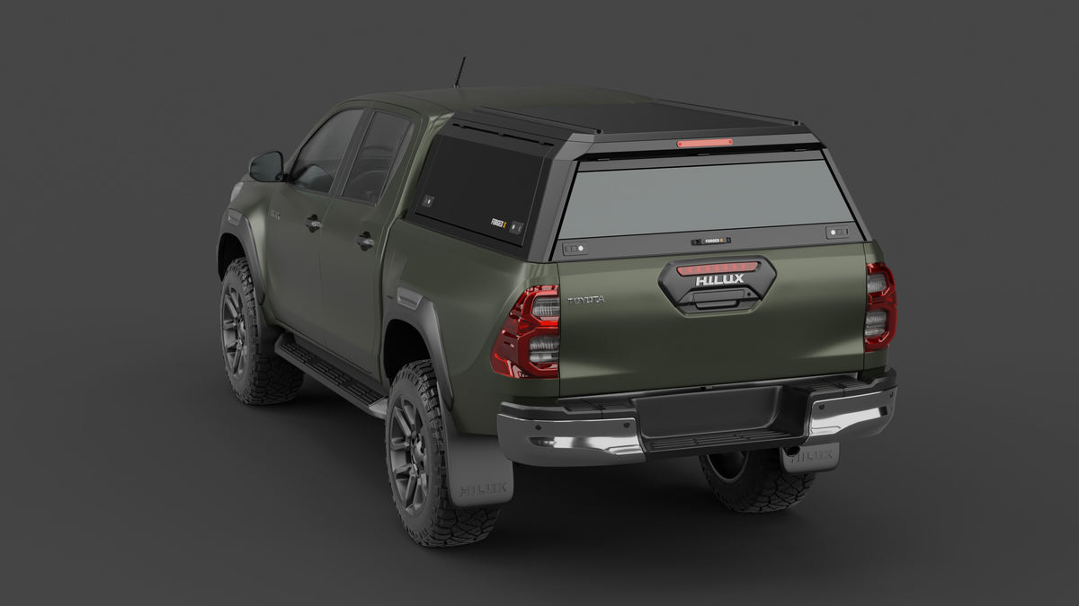 ForgedX Aluminium Ute Canopy - to suit Toyota Hilux N80 2015-2025 - RIVAL 4x4 Australia