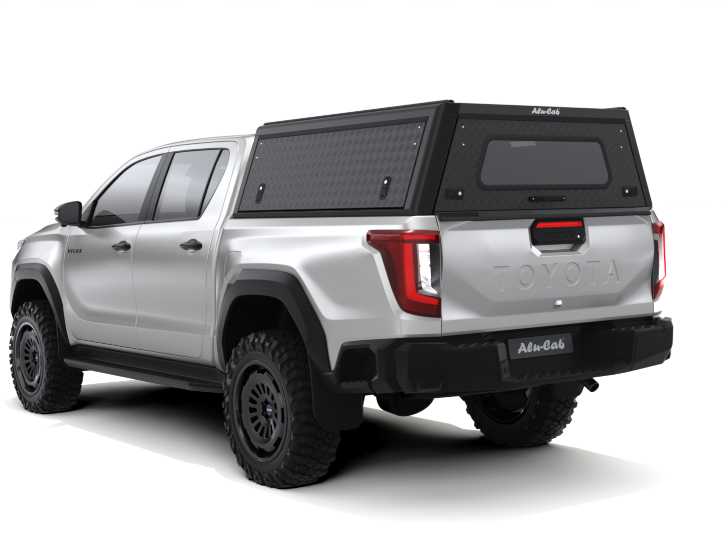 Alu-Cab Explorer Canopy for Toyota Hilux N90 2026+ fitted to Toyota Hilux N90 — Rival 4x4 Australia