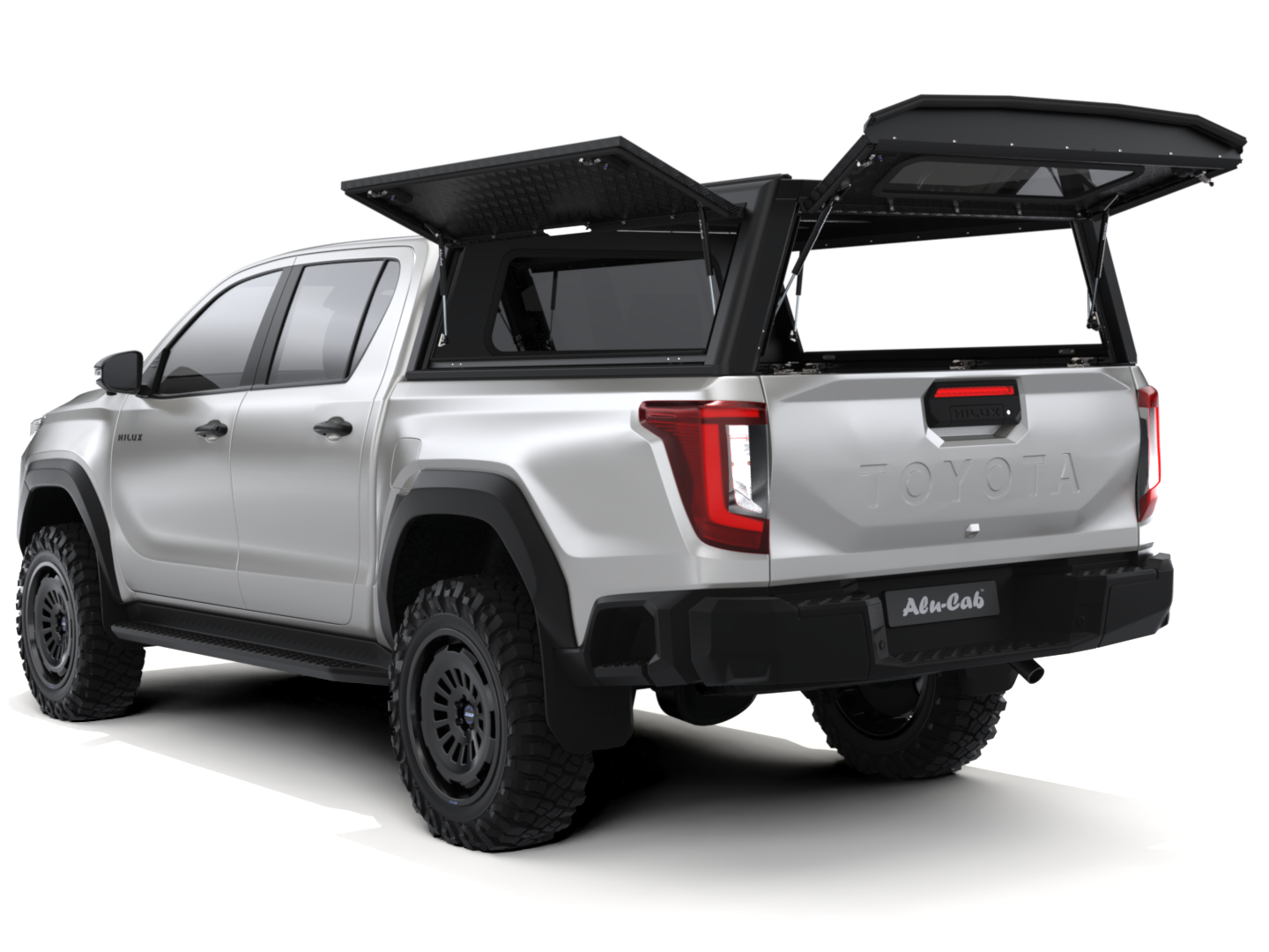 Alu-Cab Explorer Canopy for Toyota Hilux N90 2026+ fitted to Toyota Hilux N90 — Rival 4x4 Australia