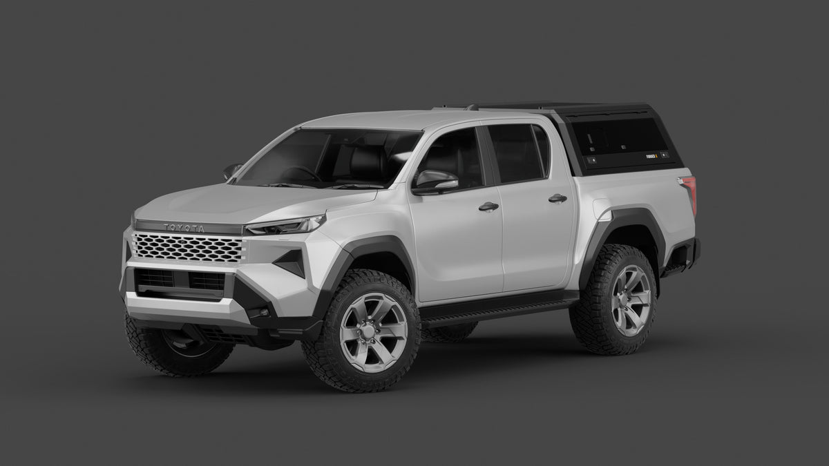 ForgedX Aluminium Ute Canopy - to suit Toyota Hilux N90 2026-on - RIVAL 4x4 Australia