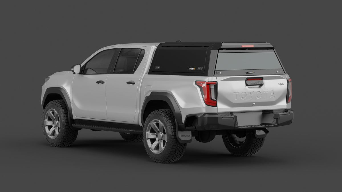 ForgedX Aluminium Ute Canopy - to suit Toyota Hilux N90 2026-on - RIVAL 4x4 Australia