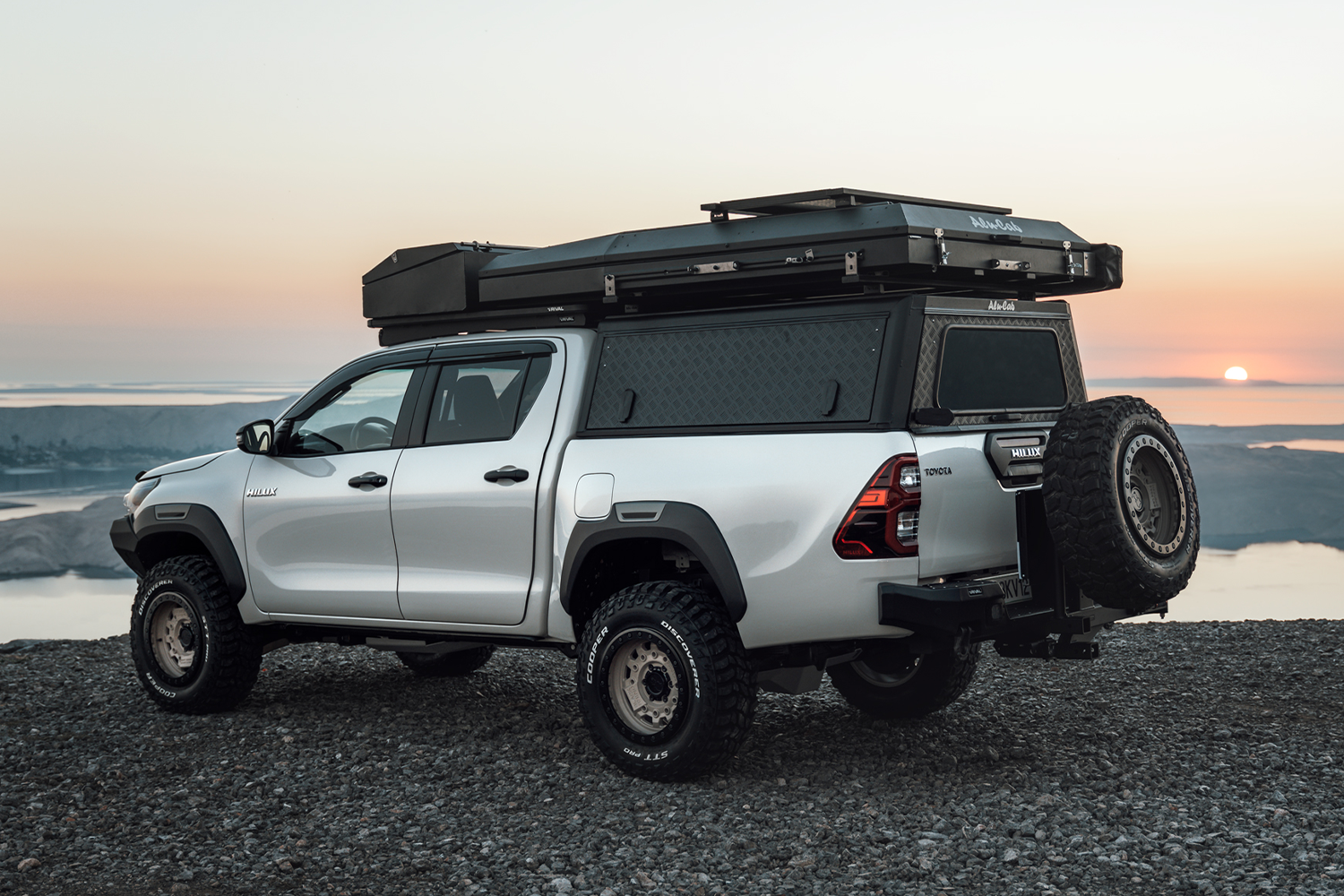 Alu-Cab Explorer Canopy for Toyota Hilux N80 (2016 -2025) fitted to Toyota Hilux N80 — Rival 4x4 Australia