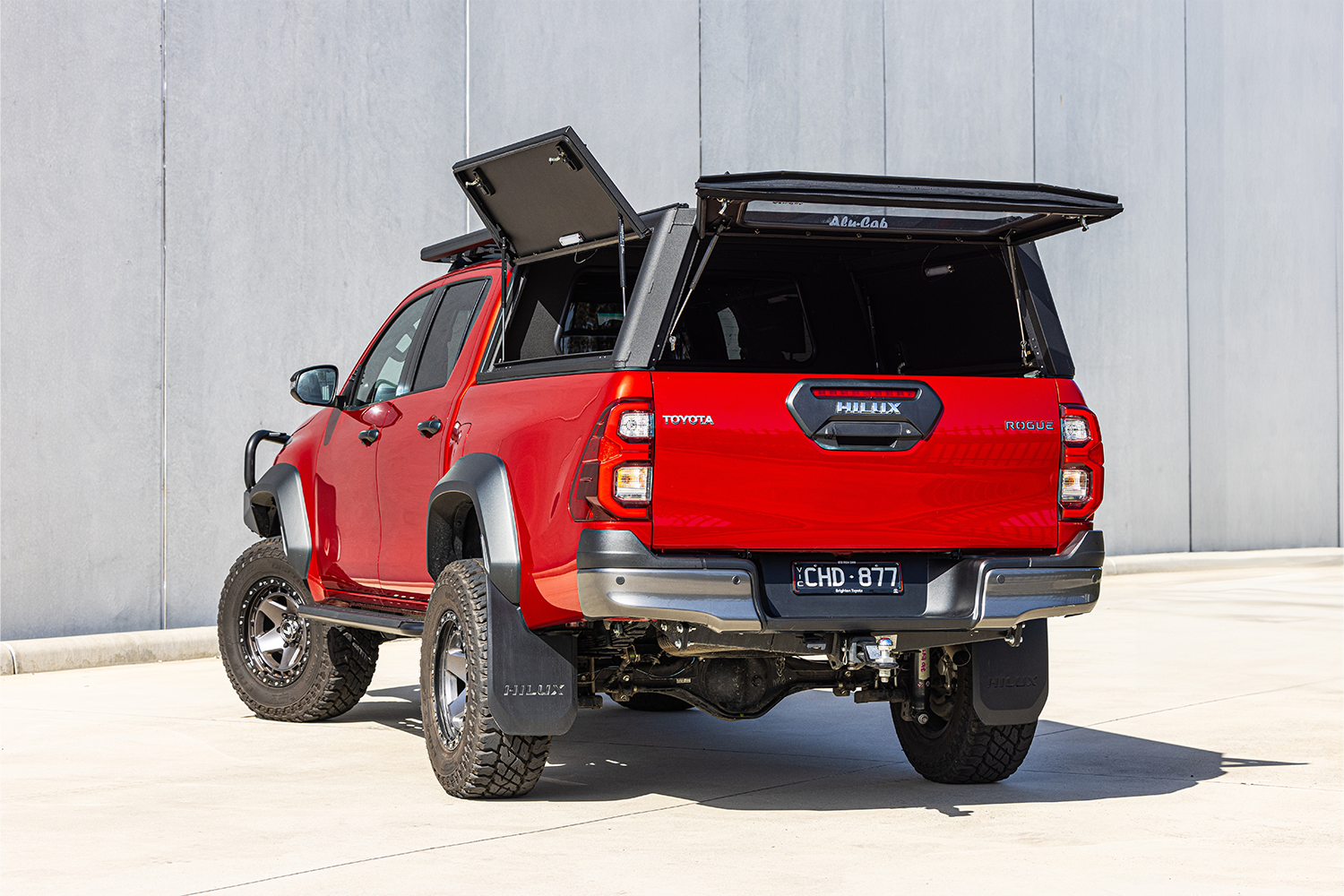 Alu-Cab Explorer Canopy for Toyota Hilux N80 (2016 -2025) fitted to Toyota Hilux N80 — Rival 4x4 Australia