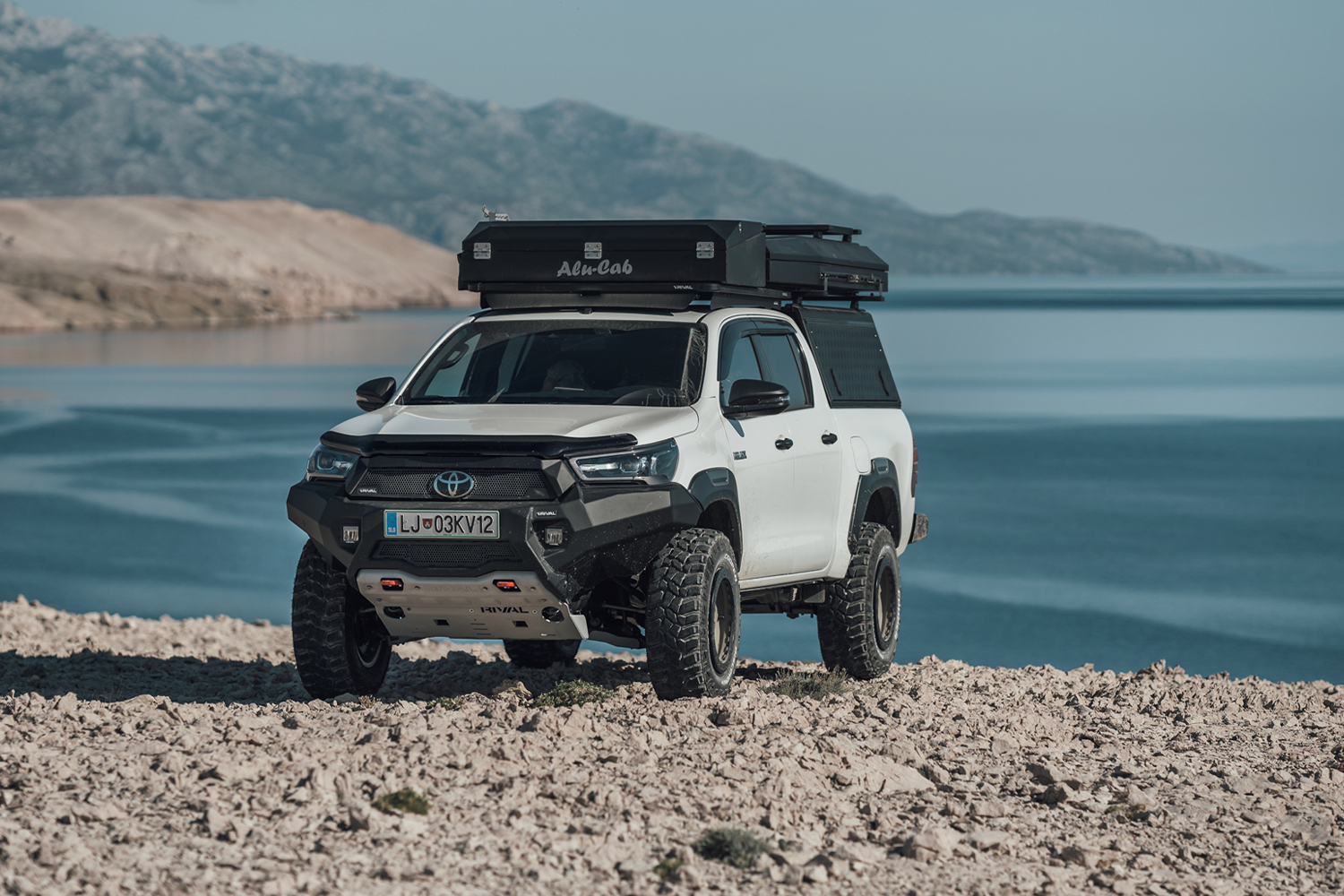 Alu-Cab Explorer Canopy for Toyota Hilux N80 (2016 -2025) fitted to Toyota Hilux N80 — Rival 4x4 Australia