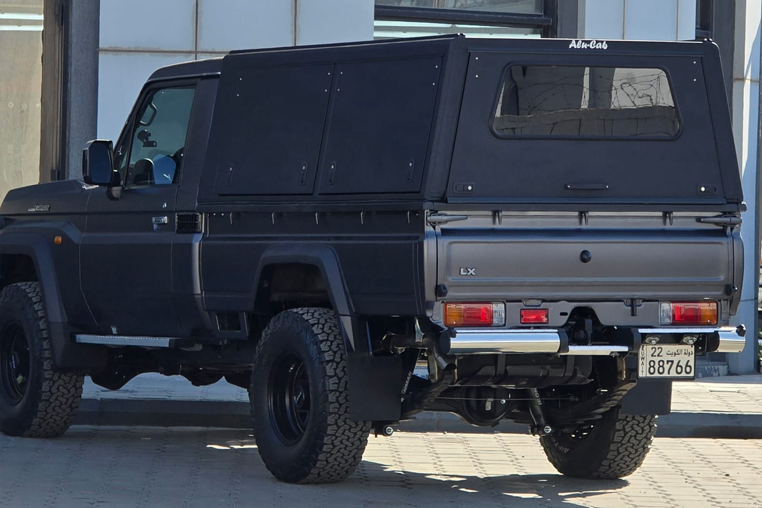 Alu-Cab Explorer Canopy for Toyota Landcruiser 79 Series fitted to Toyota Land Cruiser 70 Series — Rival 4x4 Australia