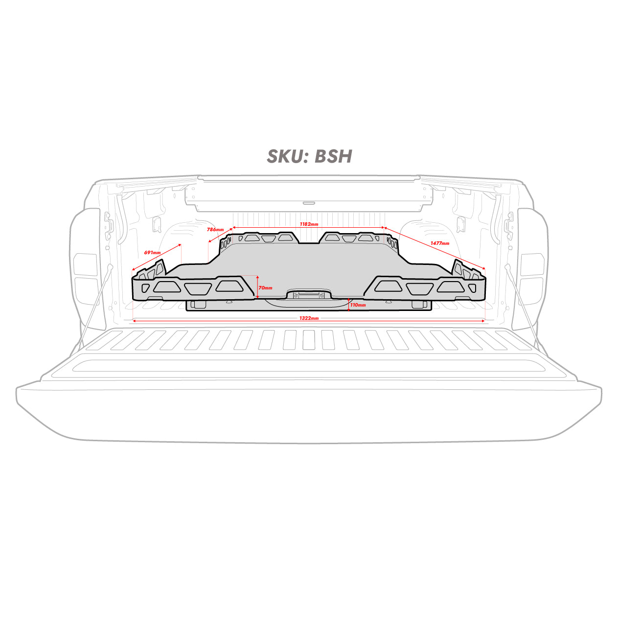 HSP Tub Slide — HSP Tub Slide for BYD Shark 6