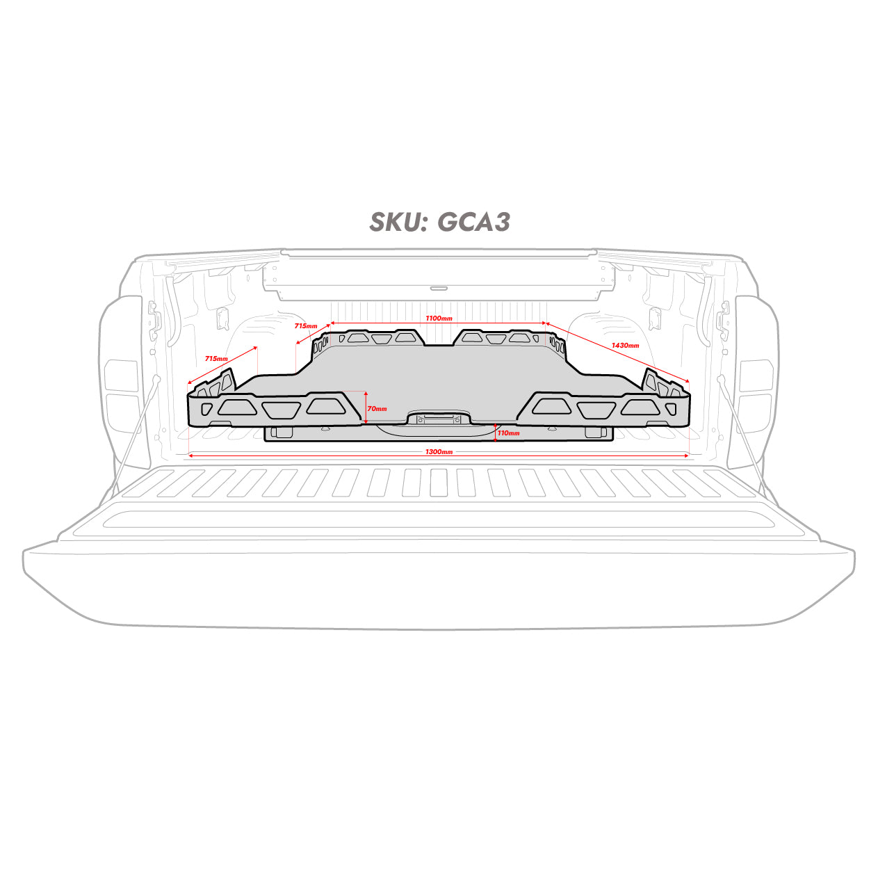 HSP Tub Slide — HSP Tub Slide for GWM Cannon Alpha