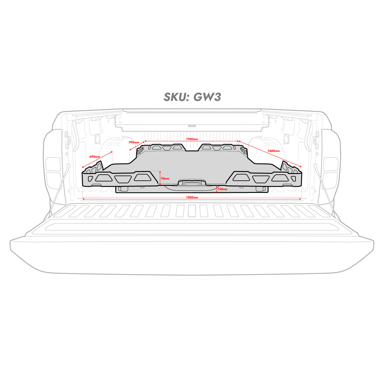 HSP Tub Slide — HSP Tub Slide for GWM Cannon