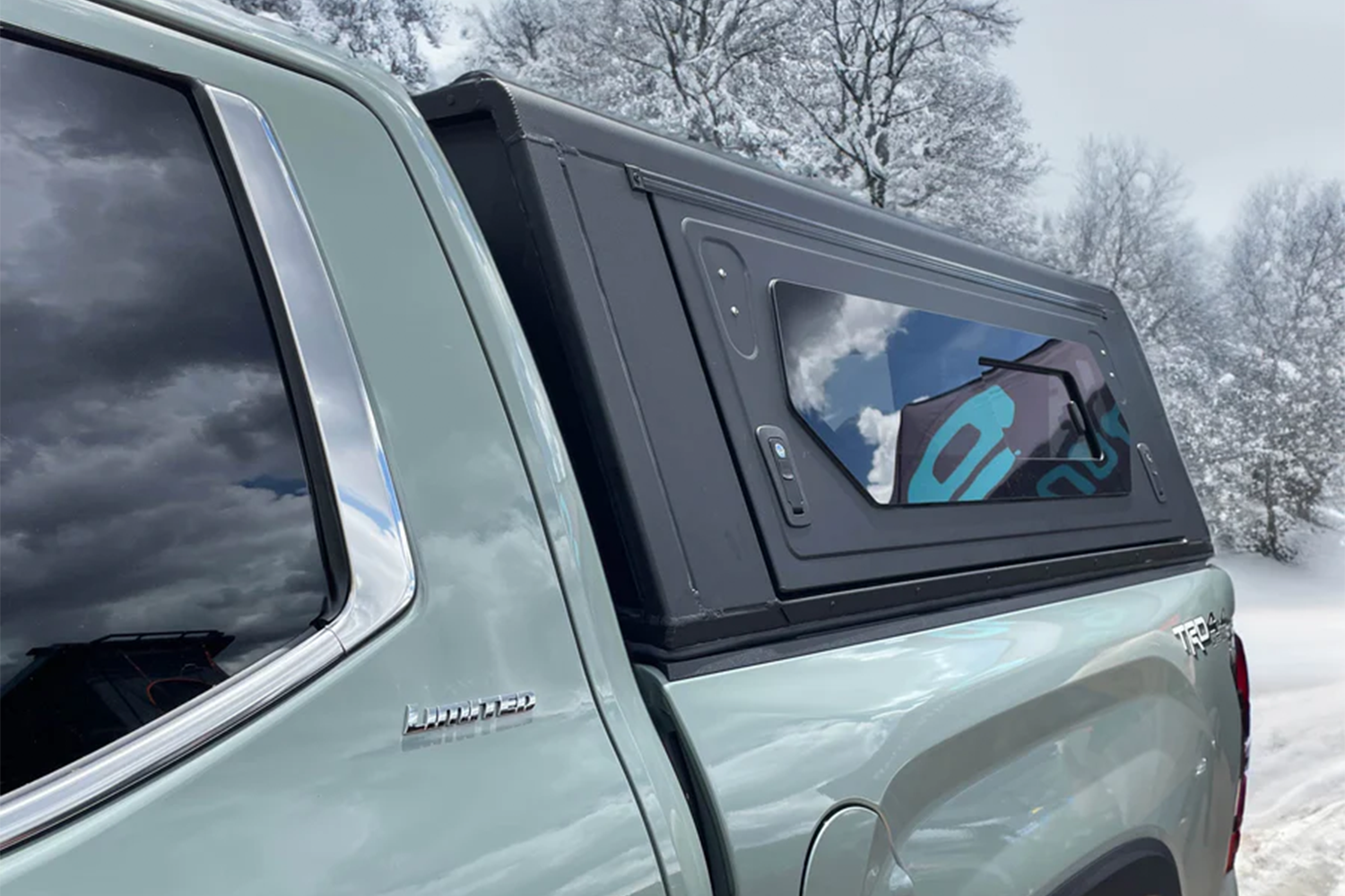 Alu-Cab Contour Canopy for Toyota Tundra 2022+ fitted to Toyota Tundra — Rival 4x4 Australia