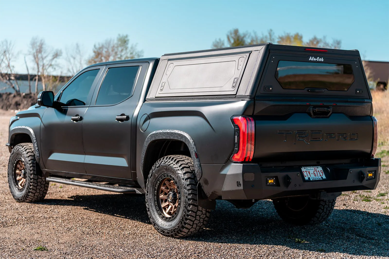 Alu-Cab Contour Canopy for Toyota Tundra 2022+ fitted to Toyota Tundra — Rival 4x4 Australia