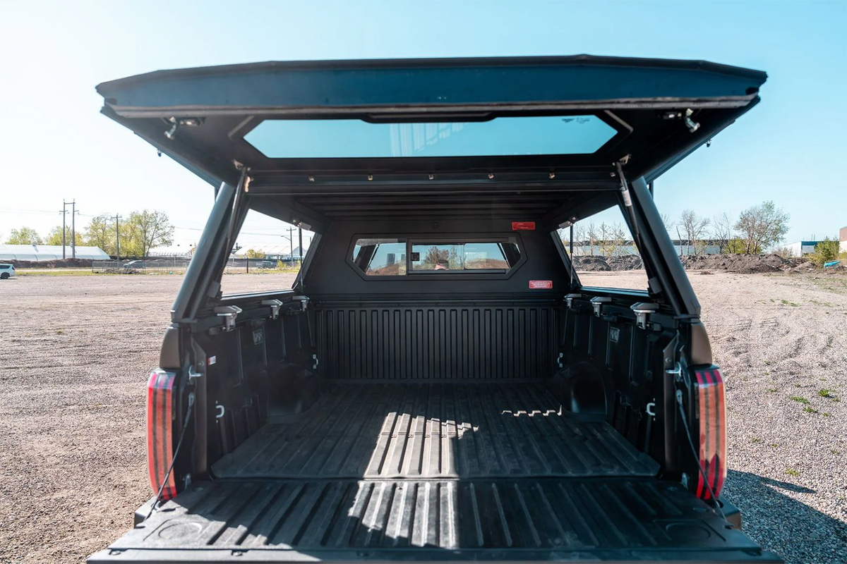 Alu-Cab Contour Canopy for Toyota Tundra 2022+ fitted to Toyota Tundra — Rival 4x4 Australia