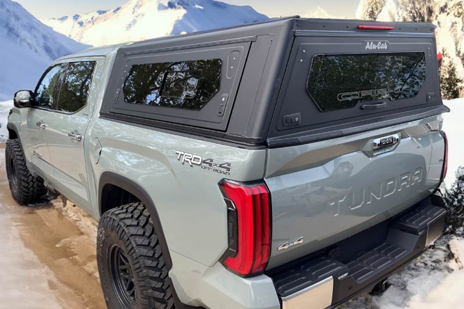 Alu-Cab Contour Canopy for Toyota Tundra 2022+ fitted to Toyota Tundra — Rival 4x4 Australia