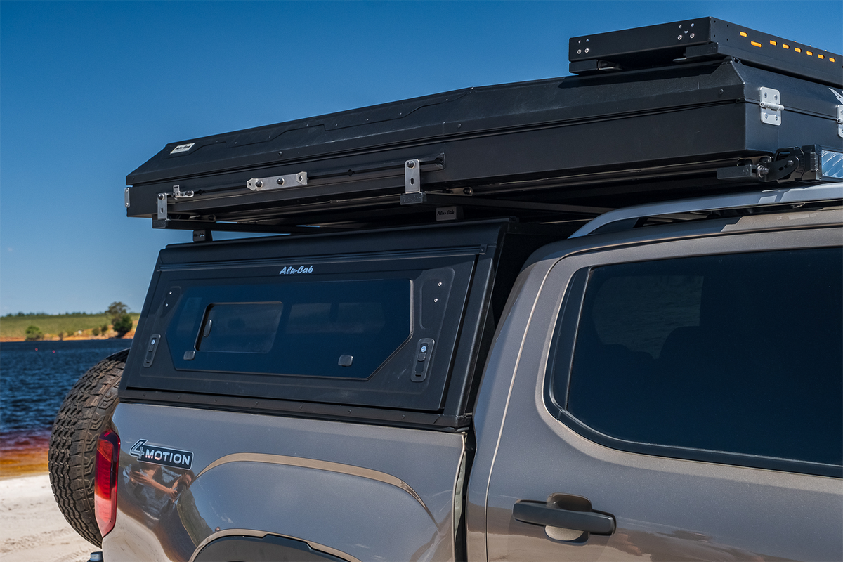Alu-Cab Contour Canopy for Volkswagen Amarok 2023+ fitted to Volkswagen Amarok — Rival 4x4 Australia
