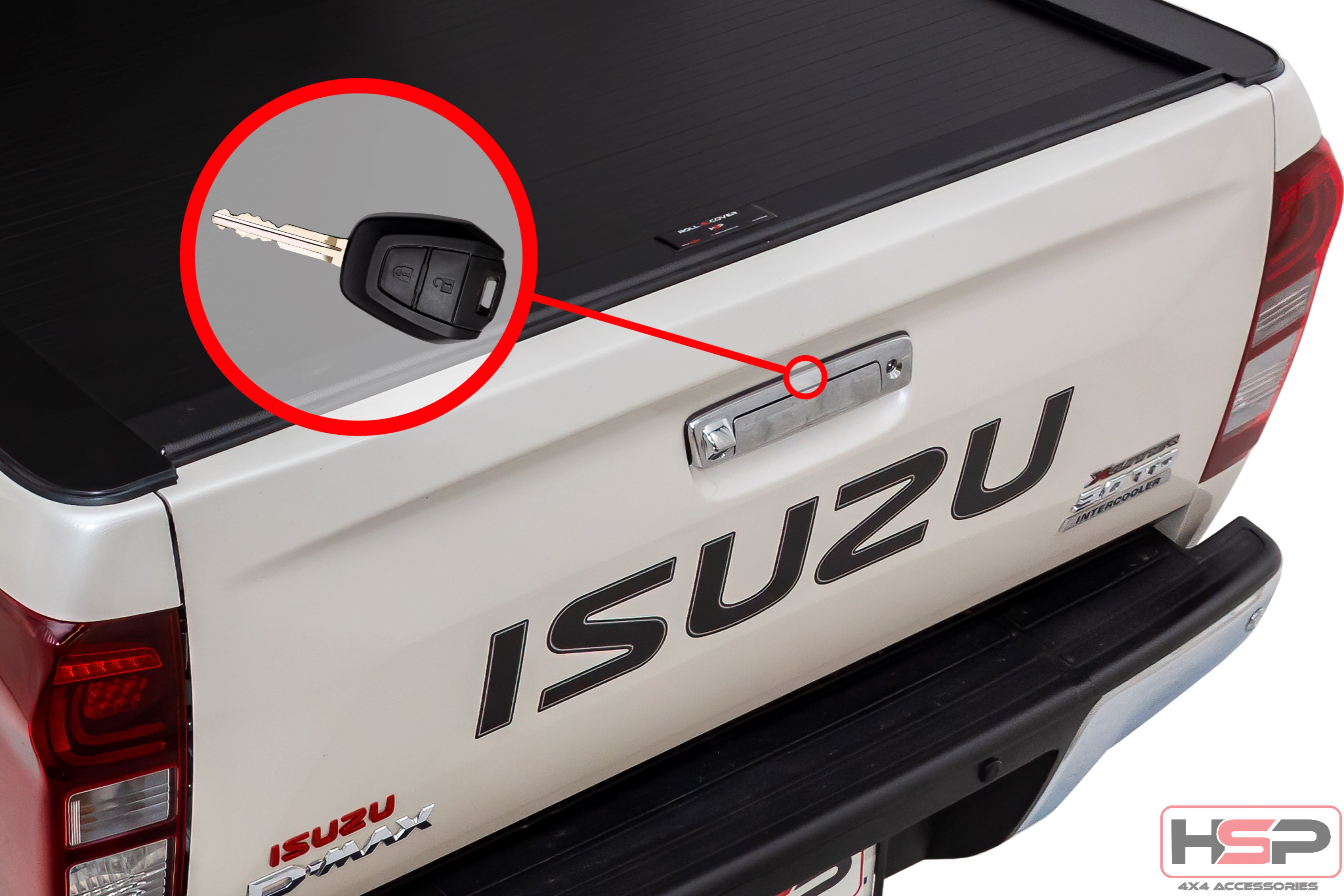 HSP Tailgate Lock — HSP Tailgate Lock for Isuzu D-Max Gen 2