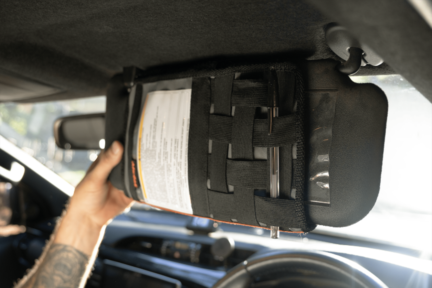 Alu-Cab Visor Organizer — genuine product, Rival 4x4 Australia