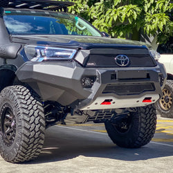 Aluminum Front Bar with RIVAL LED Fog Lights (Set of 2) - Toyota Hilux (05/2024-2025)