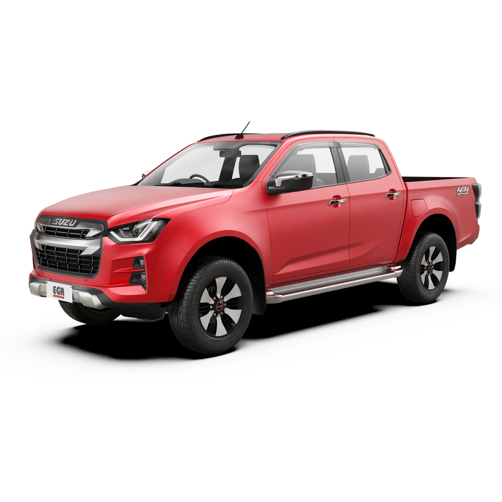 EGR Slimline Weathershields — Isuzu D-Max 2020- (4pc, Dark Smoke)