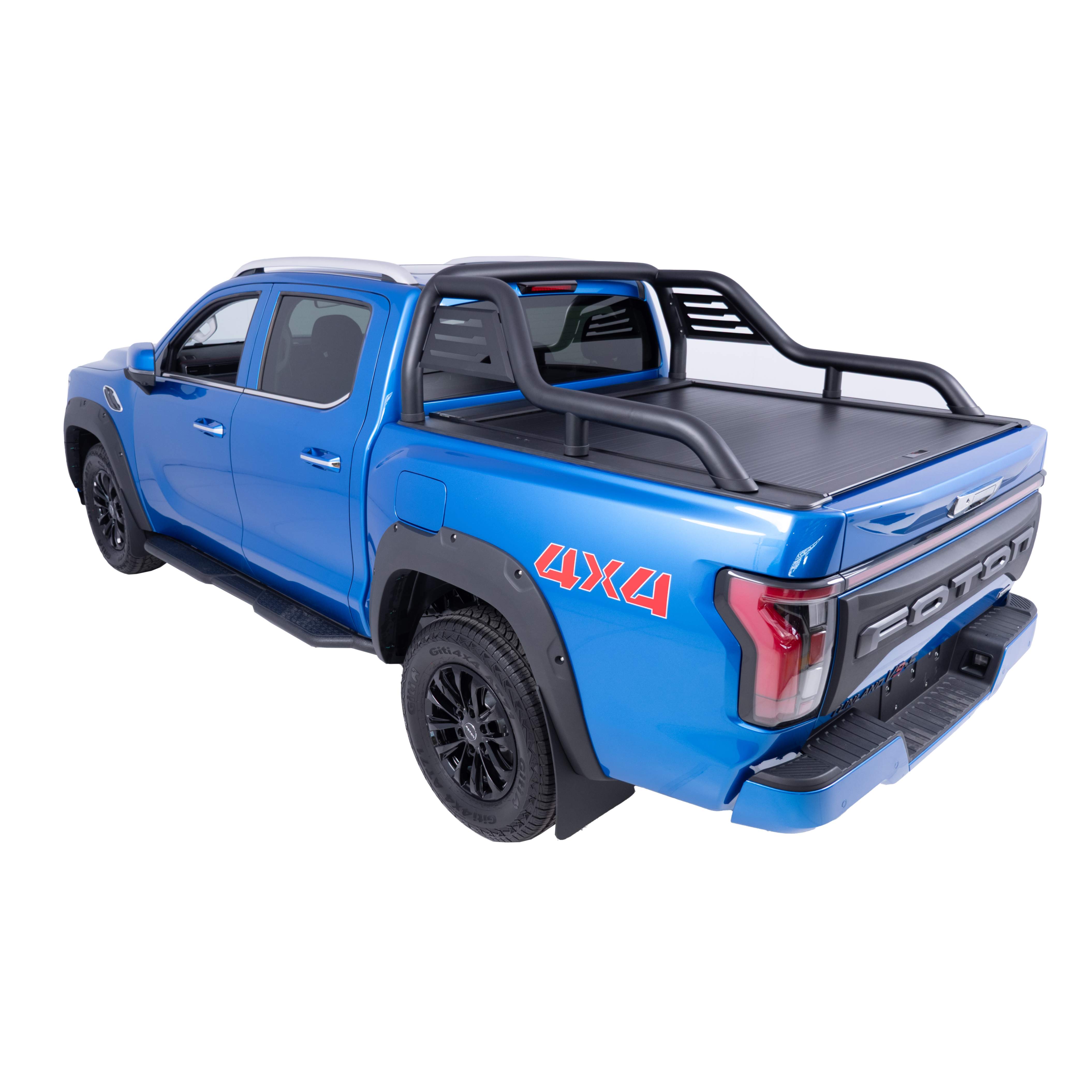HSP Retractable Tonneau — HSP Retractable Tonneau for Foton Tunland — No Sports Bar