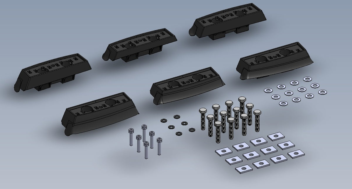LockNLoad Fixed Point Kit 3 Bar Prado 120