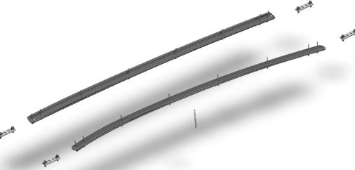 LockNLoad Track Kit 3 Bar Mu-X Ls-M/-U 2013