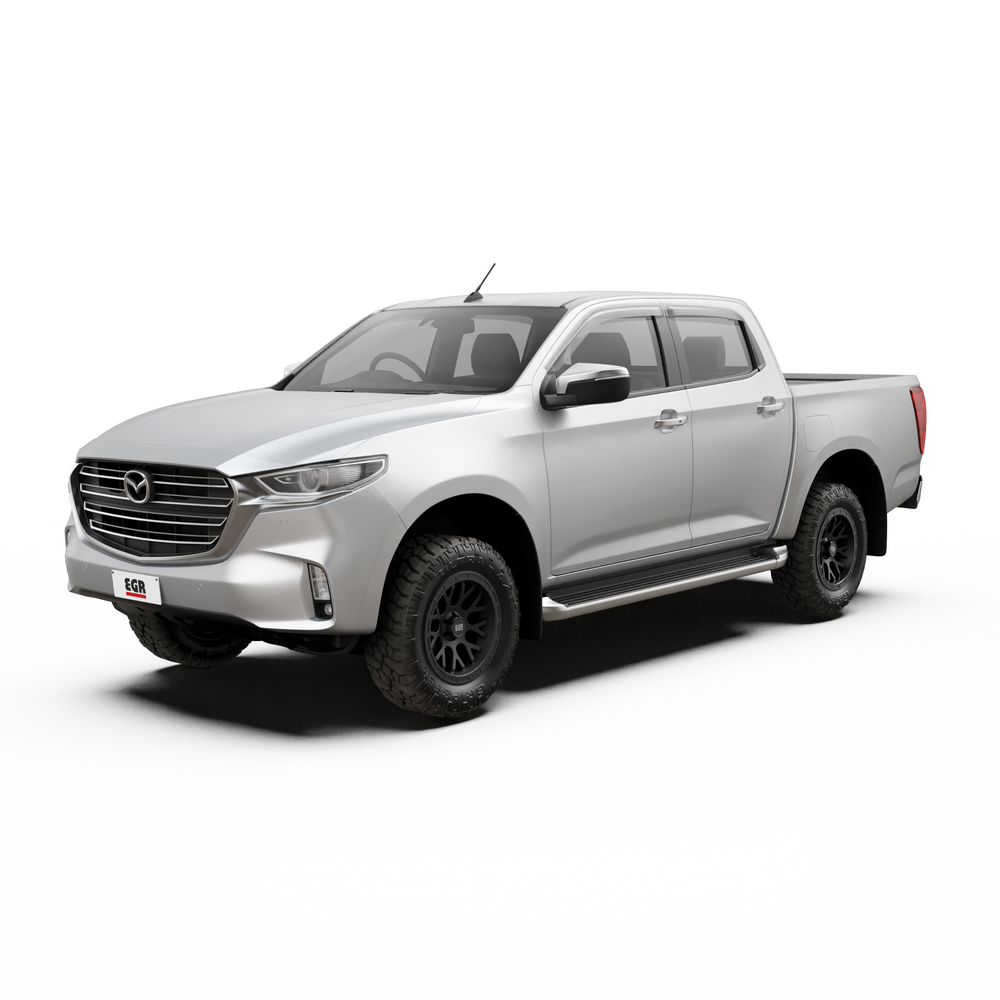 EGR Slimline Weathershields — Mazda BT50 2020- (4pc, Dark Smoke)