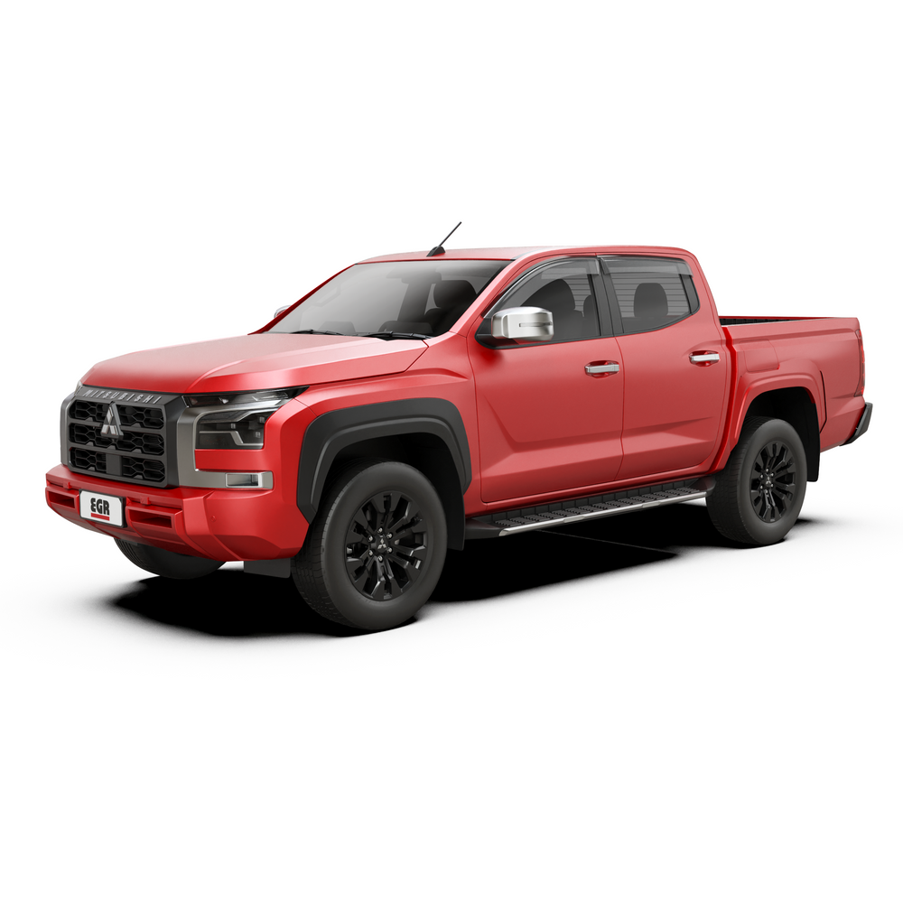 EGR Slimline Weathershields — Mitsubishi Triton MV 2024- (4pc, Dark Smoke)
