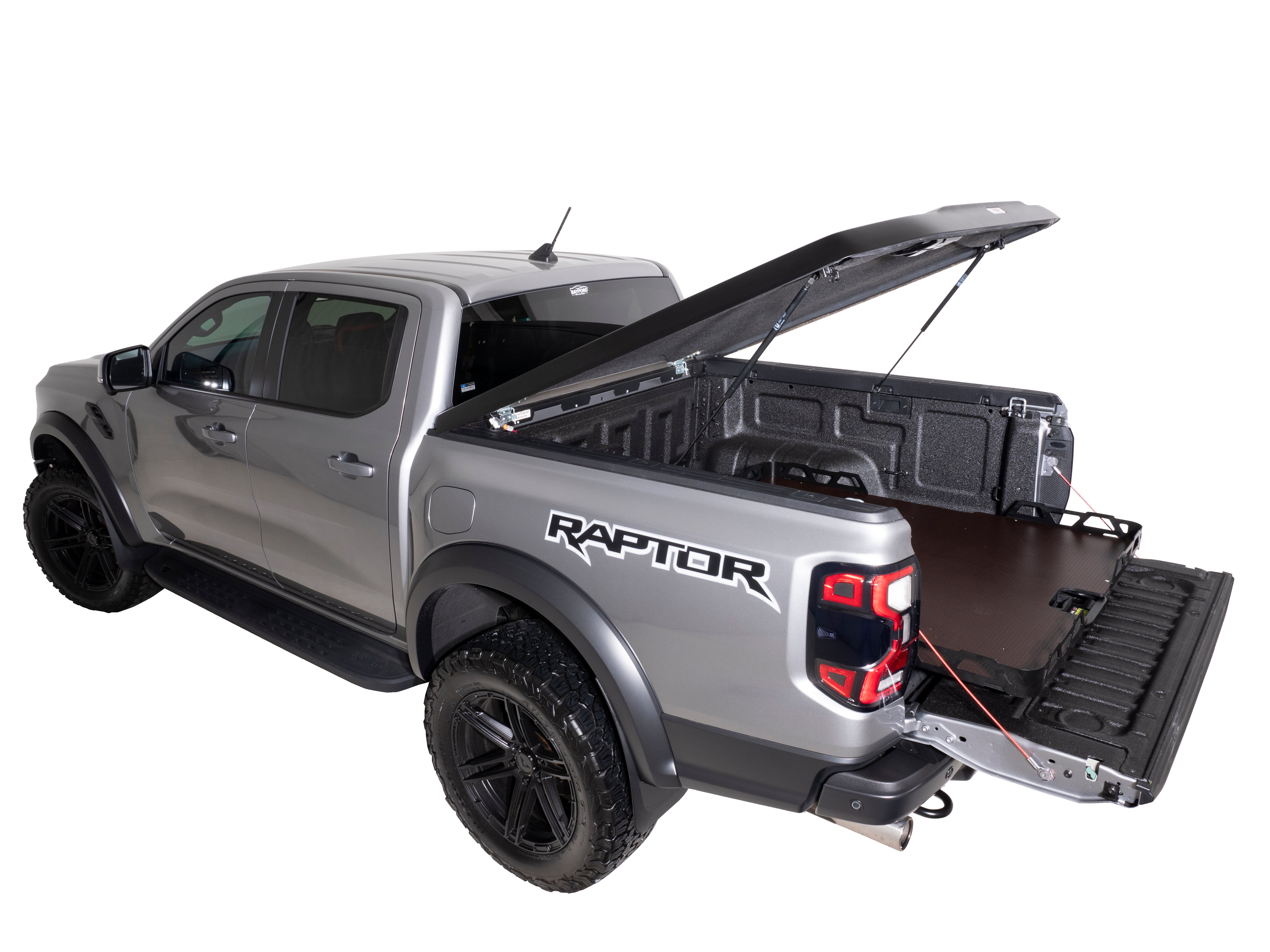 HSP Retractable Tonneau — HSP Retractable Tonneau for Ranger / Raptor Next Gen — Extended Sports Bar