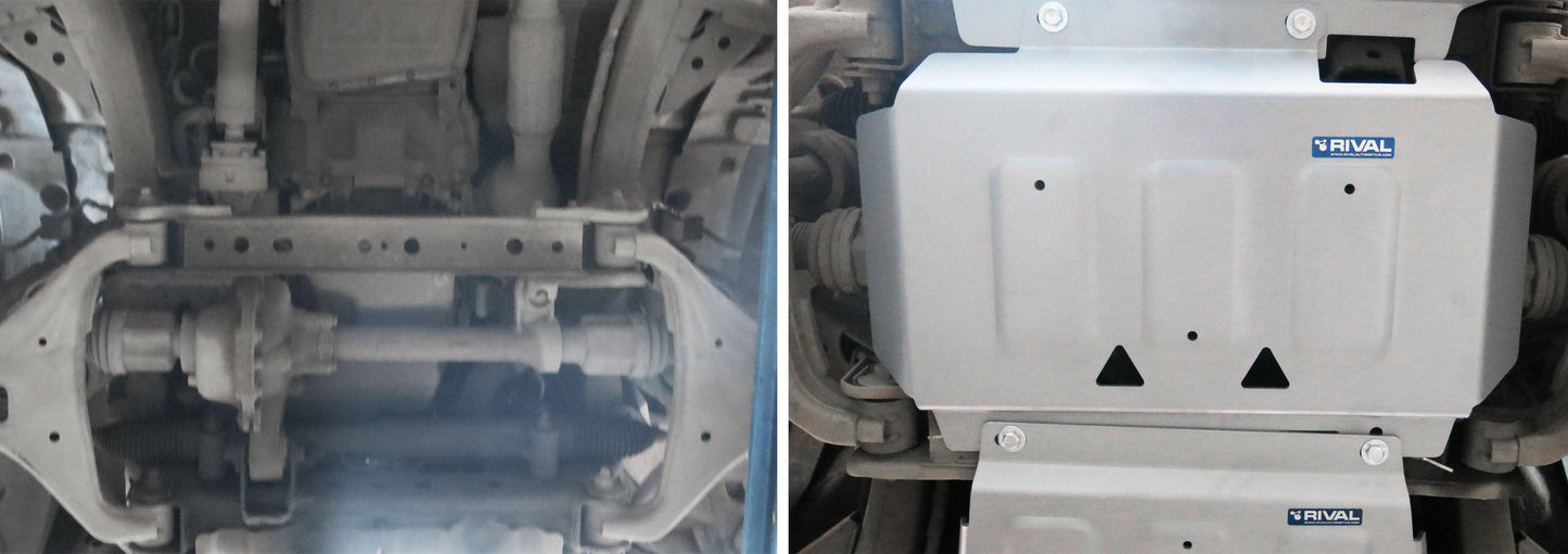 Aluminium Engine Underbody Armour Ford Ranger PX1 PX2 PX3 / Everest 2015-2022 / Mazda BT-50 - RIVAL 4x4 Australia