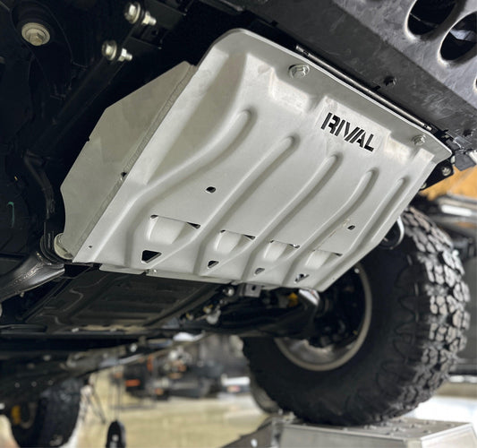 Aluminium Radiator Underbody Armour Ford Ranger PX1 PX2 PX3 / Everest 2015-2022 / Mazda BT-50 - RIVAL 4x4 Australia
